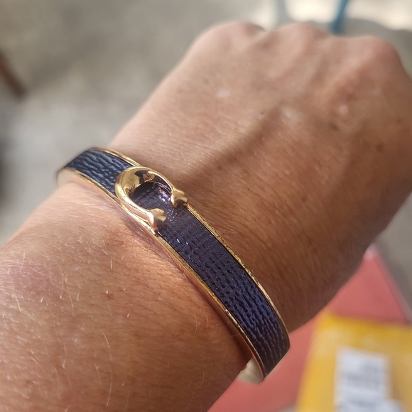 BRAND NEW Purple Black Irredecent Coach Bangle - Picture 5 of 7